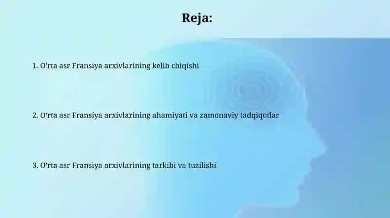 Oʻrta asrlarda Fransiya arxivi 2