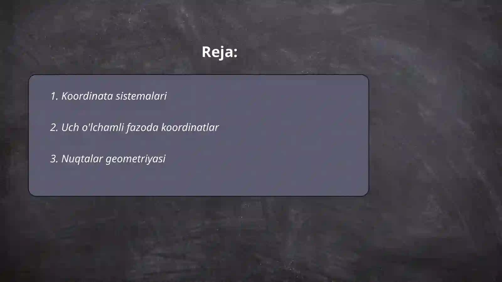 Koordinata burchagi 2