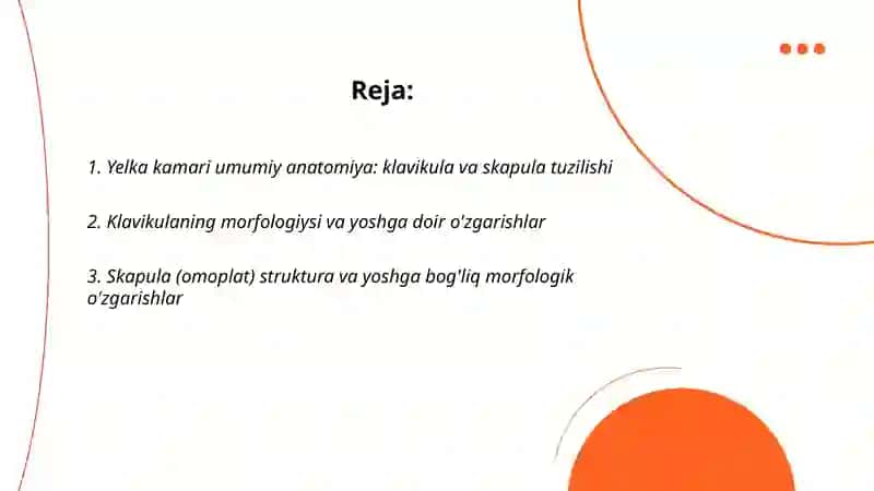 Yelka kamari va qo'l erkin qismi suyaklari: tuzilishi, yoshga doir xususiyatlari 2