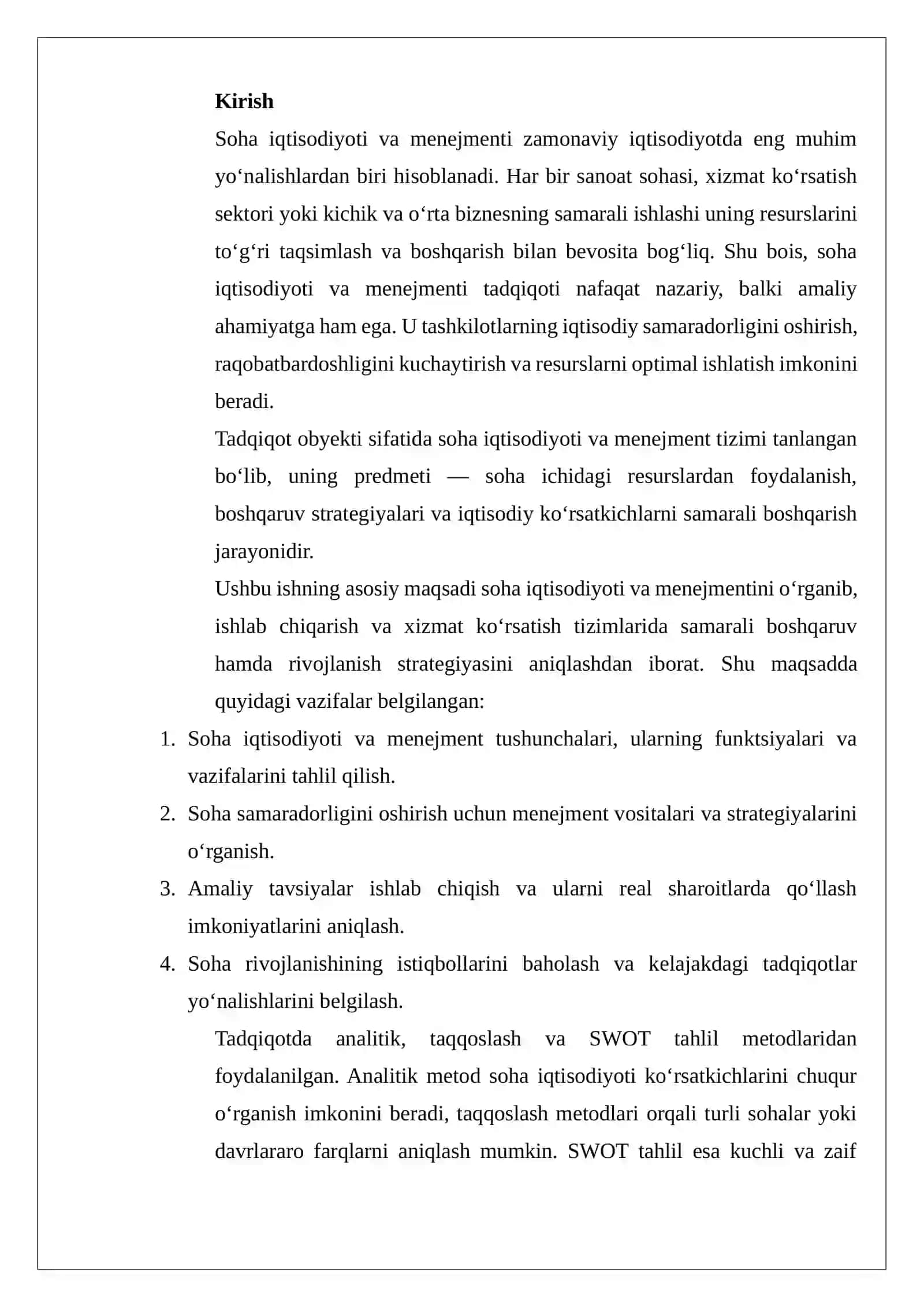 Soha iqtisodiyoti va memejmenti 2