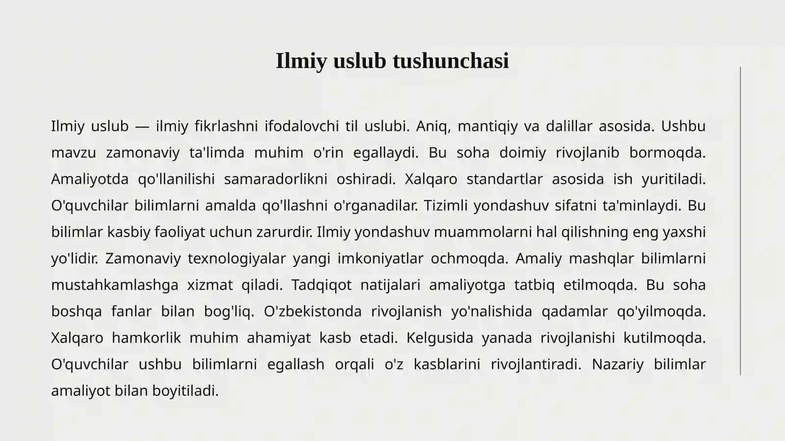 Ilmiy uslub 2