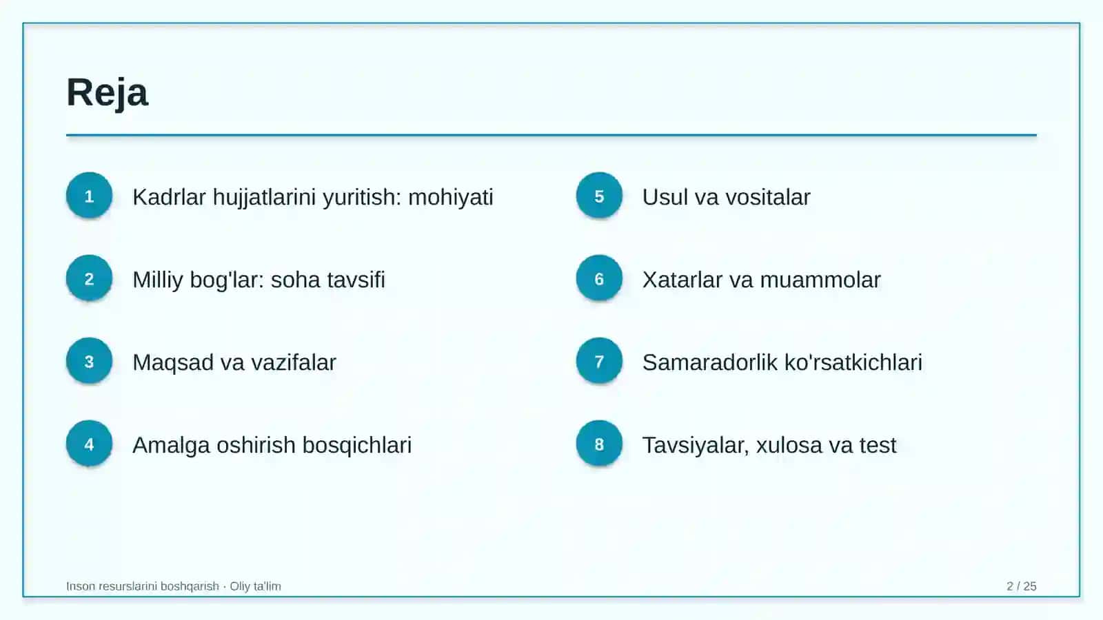 milliy bog'larda kadrlar hujjatlarini yuritish 8792 2