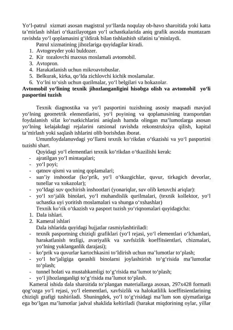 Harakat xavfsizligi xizmati 2