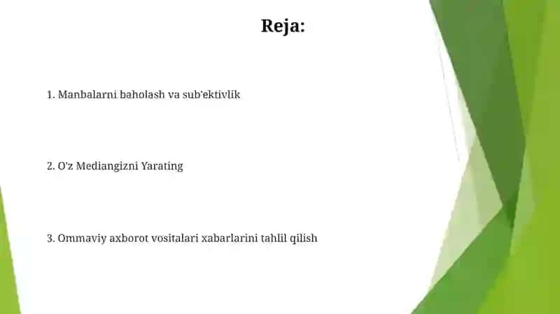 Media savodxonlikni rivojlantirish yoʻllari 2
