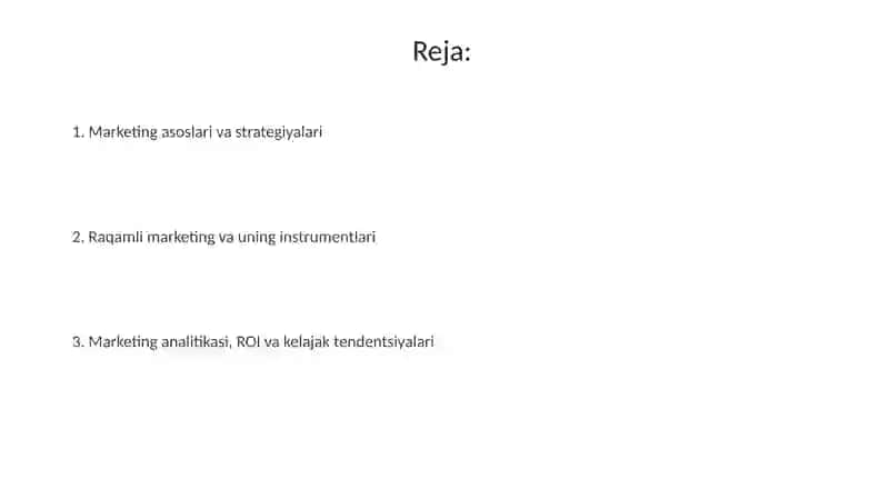 Marketing 2