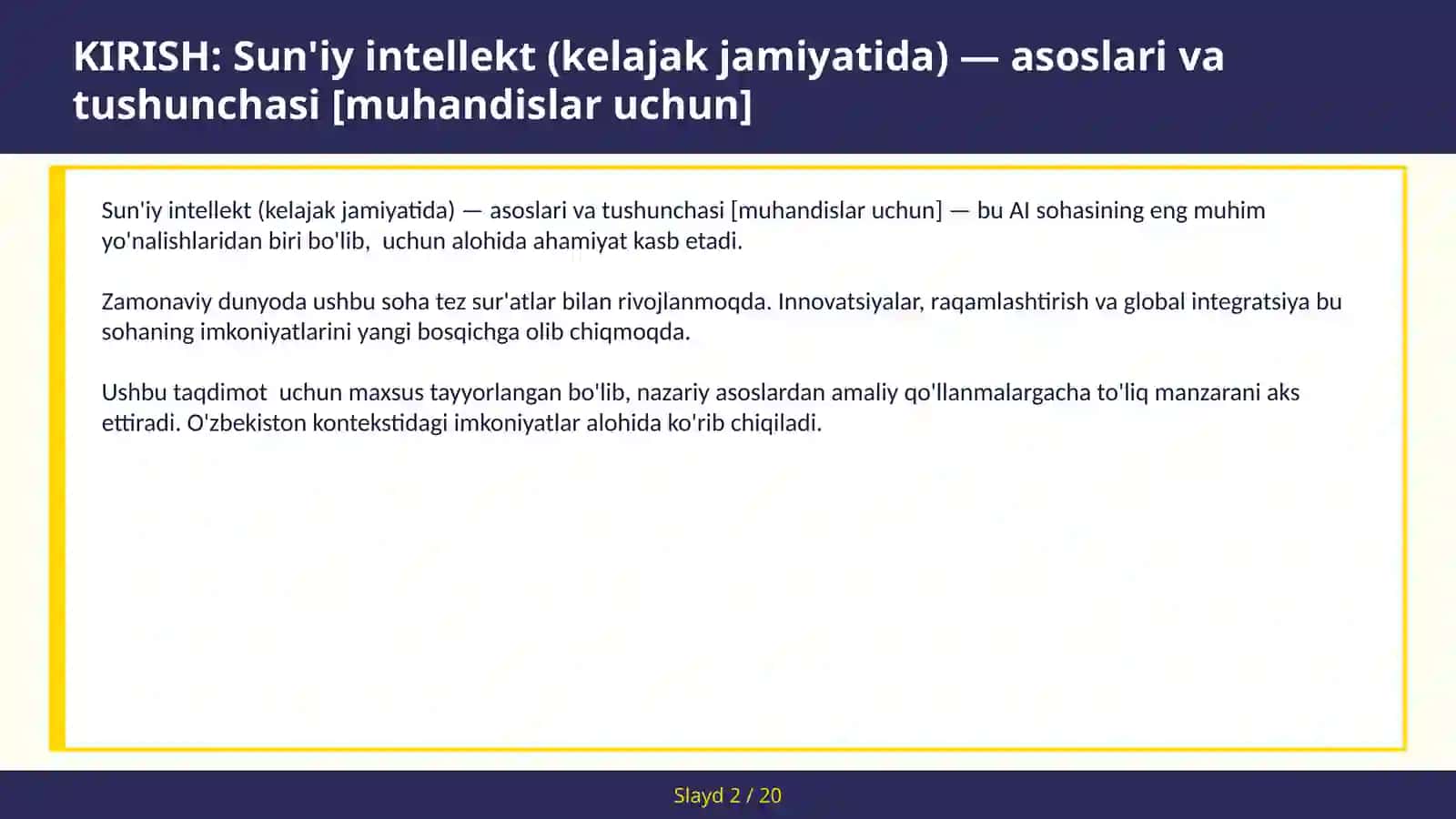 Sun'iy intellekt (kelajak jamiyatida) — asoslari va tushunchasi [muhandislar uchun] 2