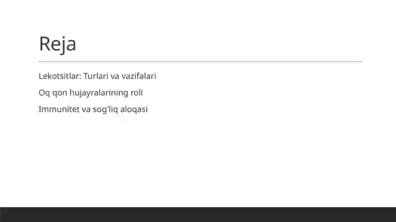 Lekotsitlar ularning turlari va vazifalaru 2