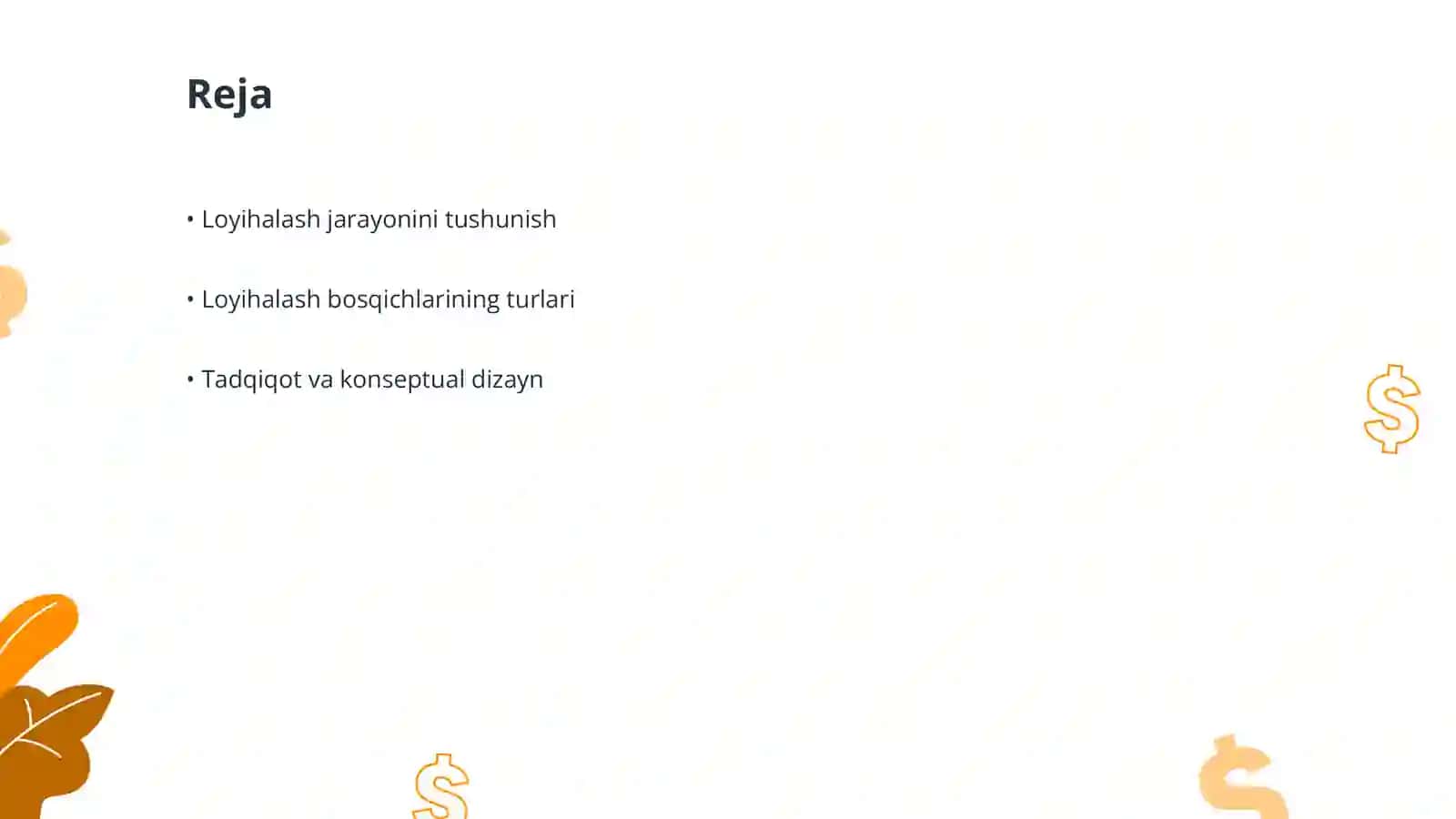 Loyihalash bosqichlari va ularda tuziladigan hujjatlar 2