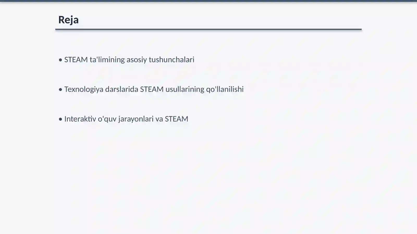 Texnologiya fani Mavzu texnologiya darslarida STEAM talimi 2