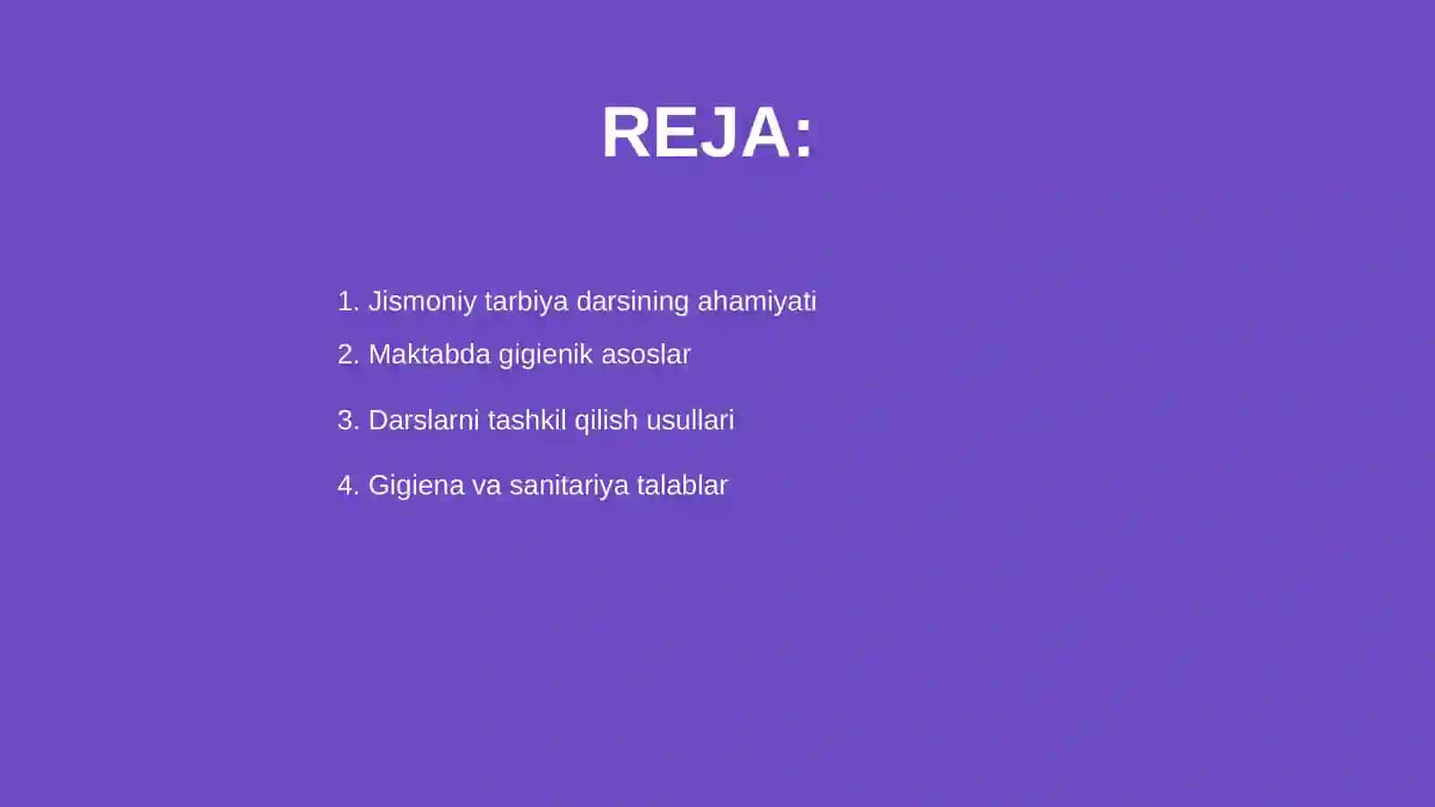 Maktablarda jismoniy tarbiya darsni tashkillashtirishning gigienik asoslari 2