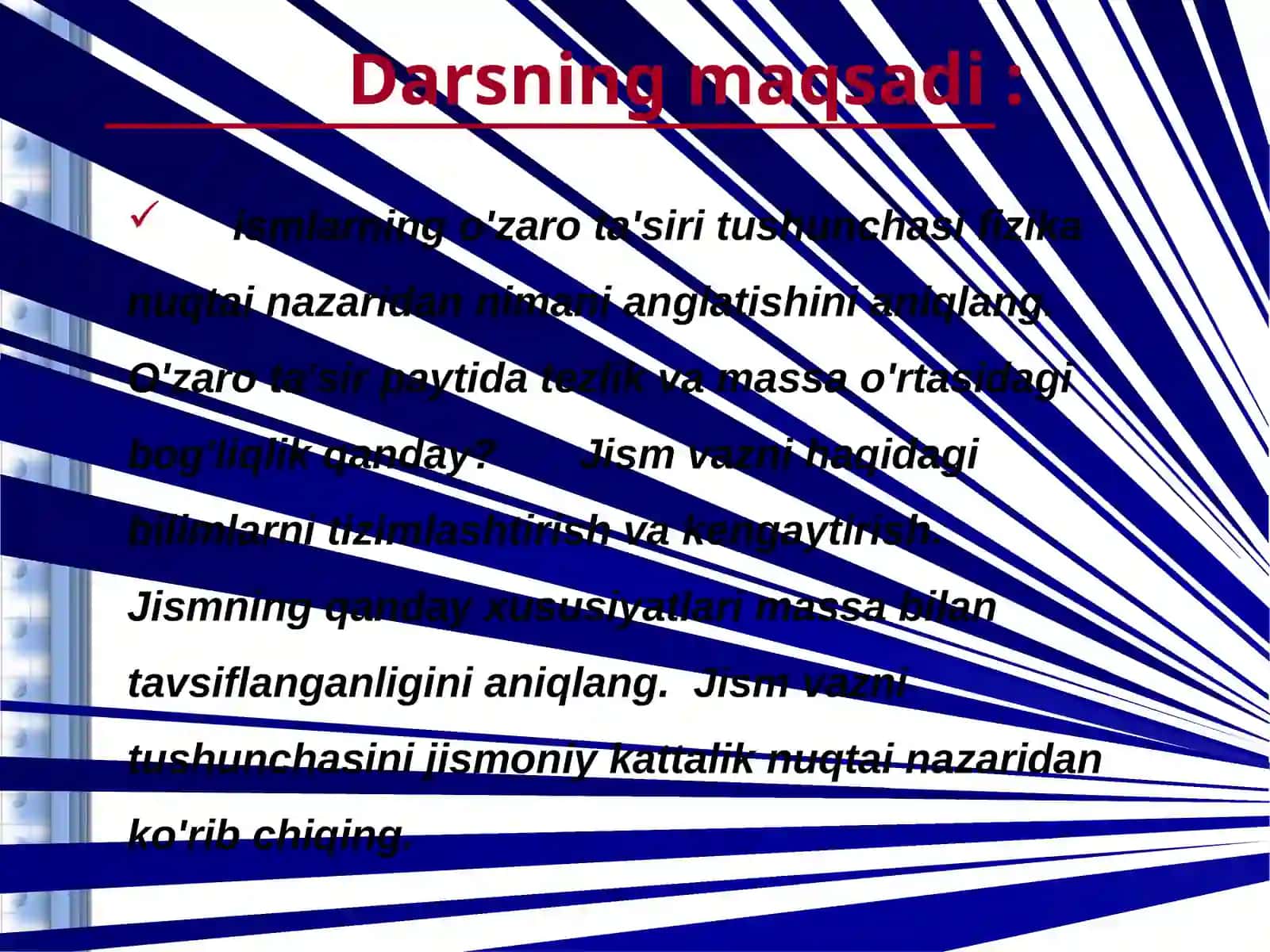 Yerning tortishish kuchi ta`sirida jismlsrning harakati 2