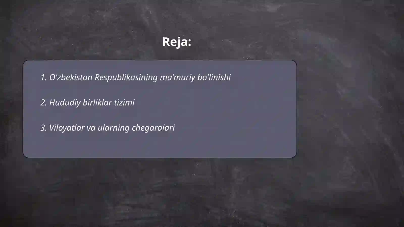 O’zbekistonning ma’muriy-hududiy tuzilishi 2