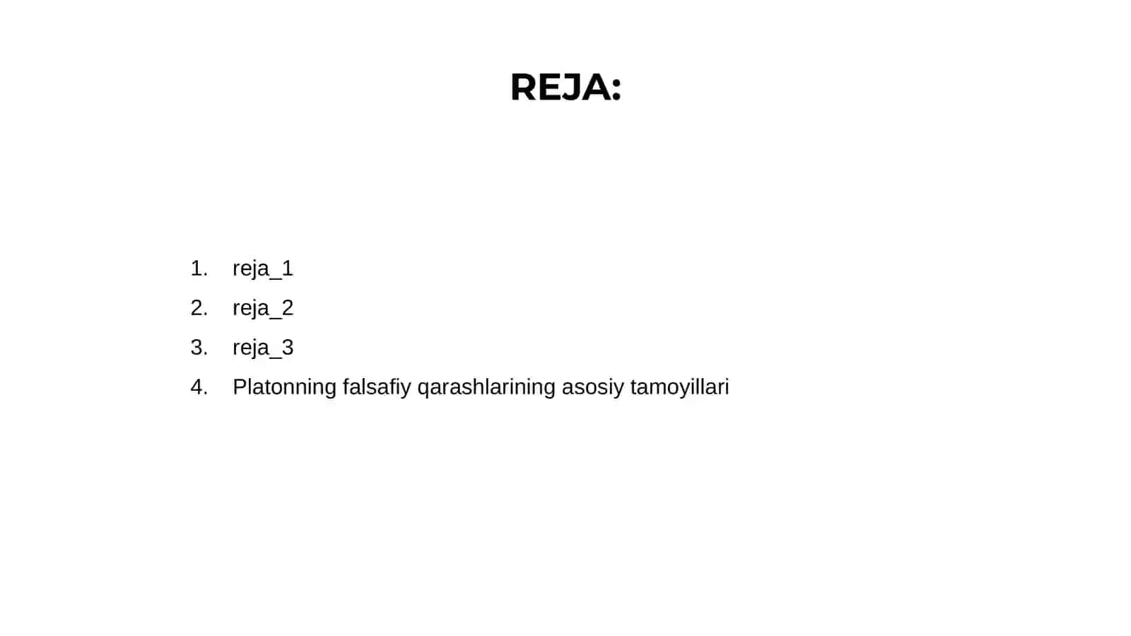 Platonning falsafiy qarashlari 2