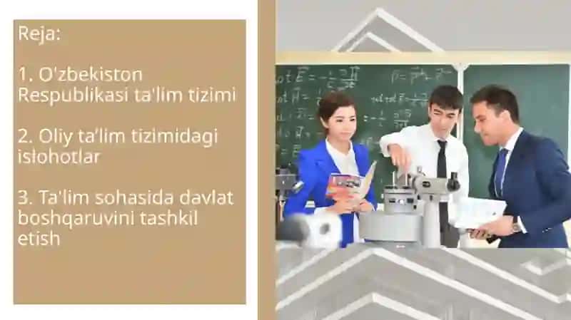 O'zbekiston Respublikasi ta'lim tizimi 2