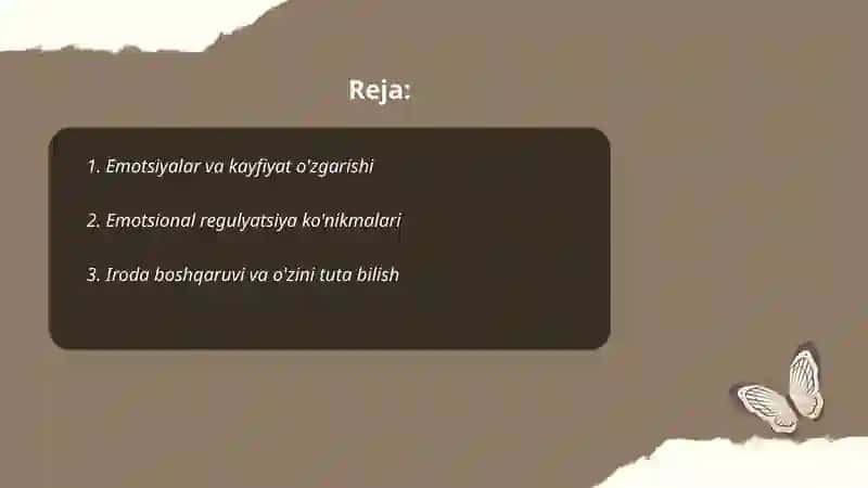 Shaxsning emotsional-irodaviy holatlari 2