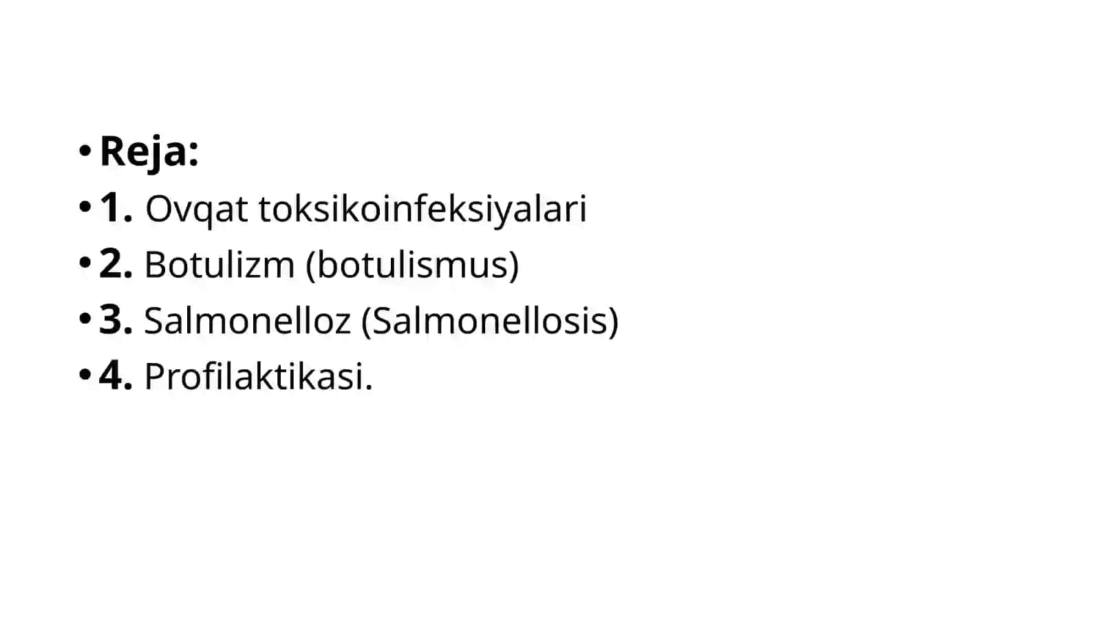 Ovqat toksikoinfeksiyasi 2