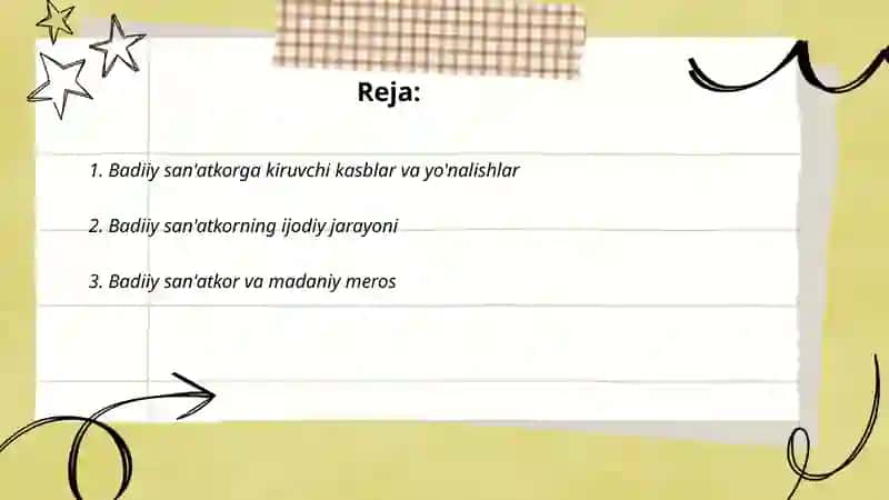 Badiiy san'atkor 2
