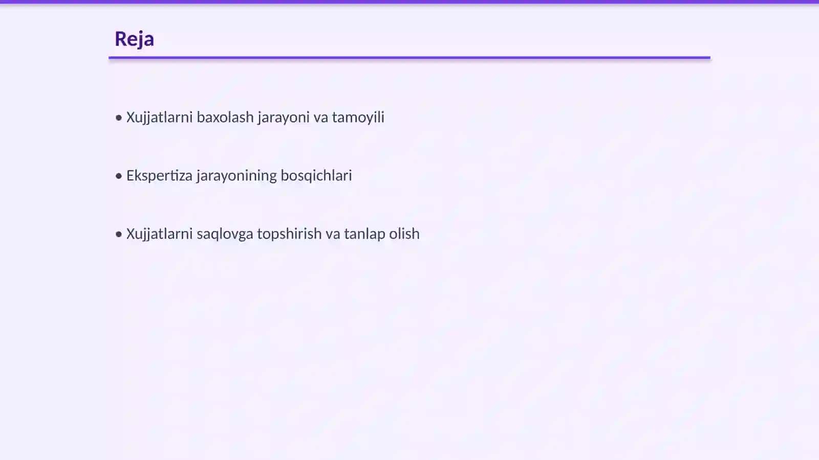 Arxiv xujjatlarini baxolash va ekspertiza jarayonlari 2