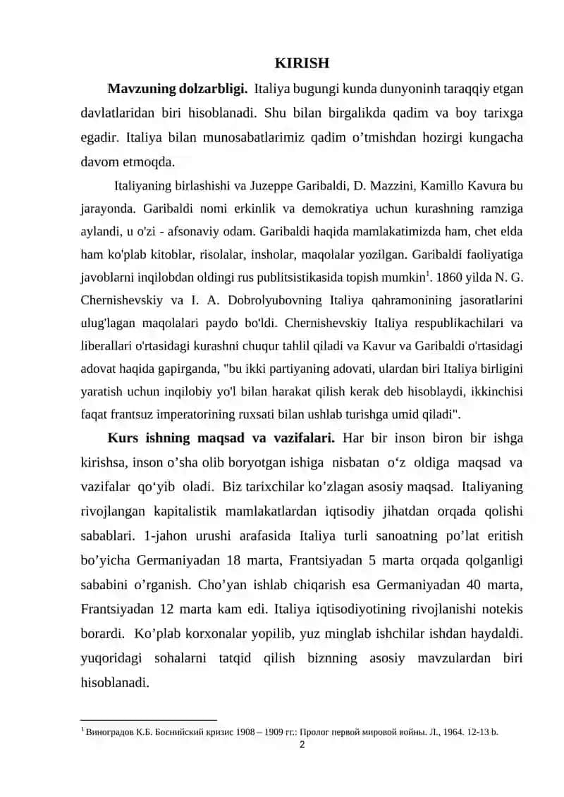 ITALIYA XIX ASRDA 2