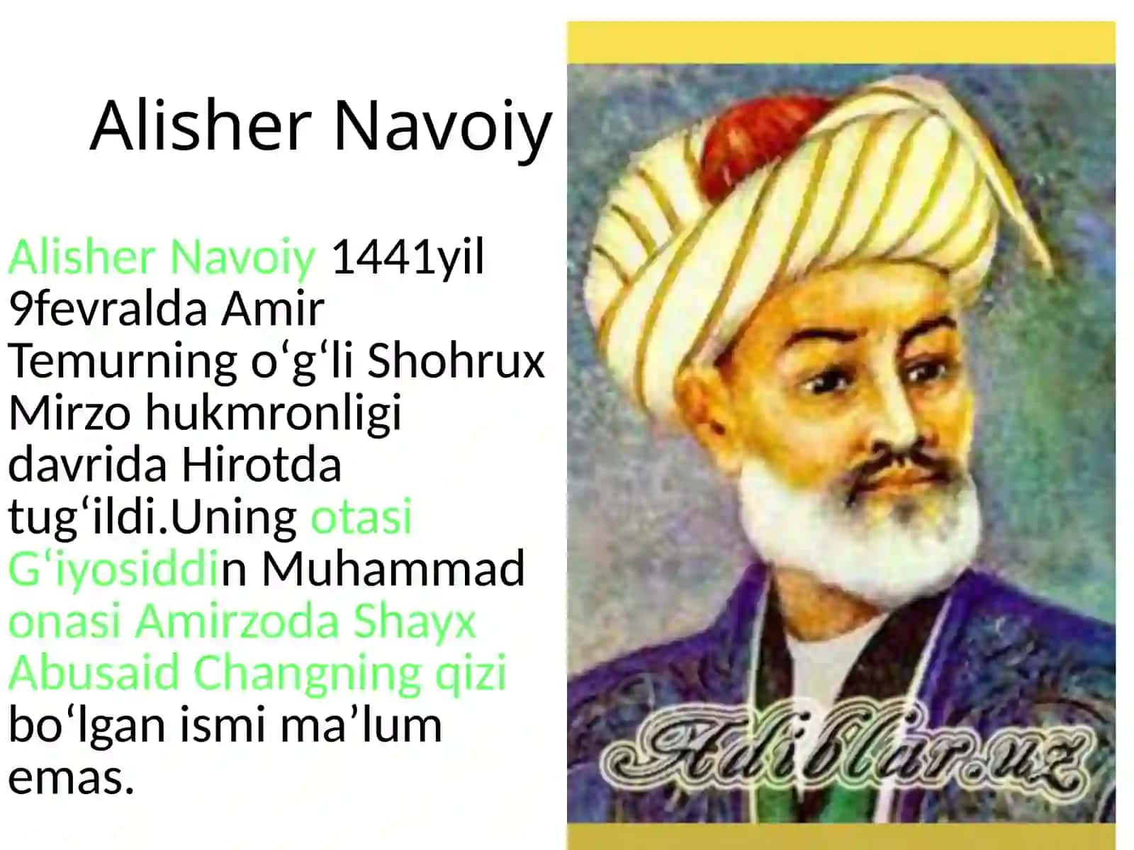Alisher Navoiy 2