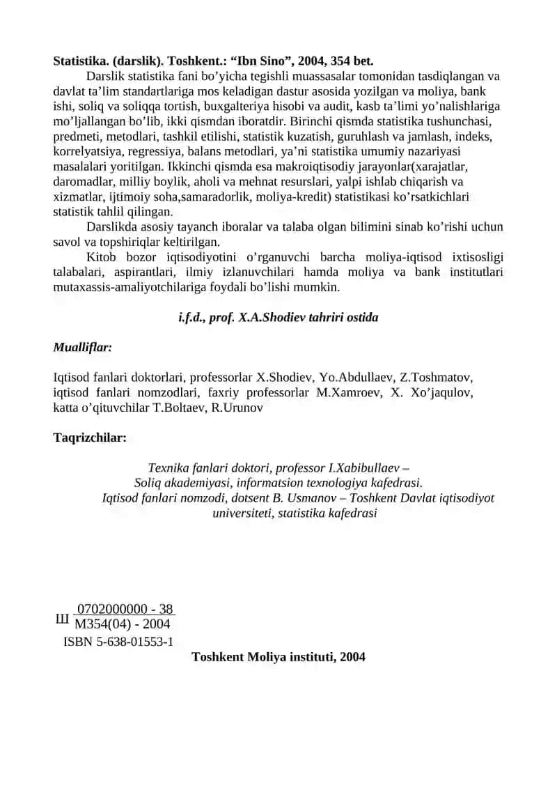 Statistika 2