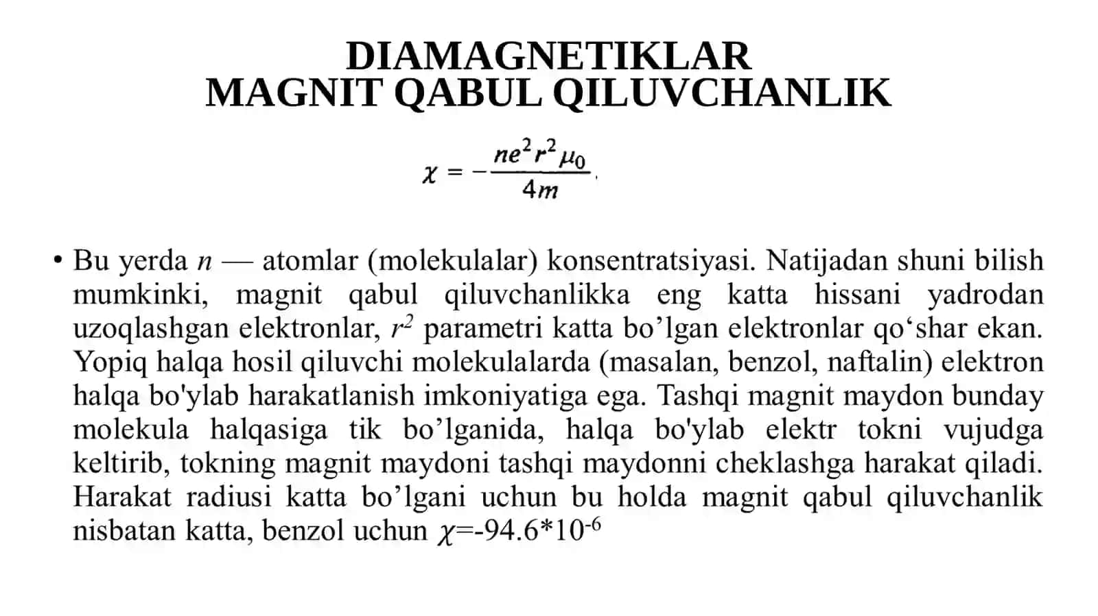 Kristallarning magnit xossalari 2