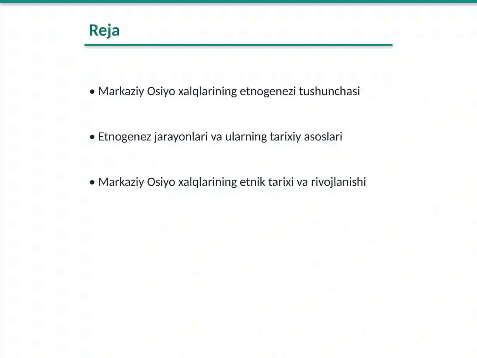 Markaziy Osiyoning xalqlarining etnogenezi masalalarining tarixshunosligi 2