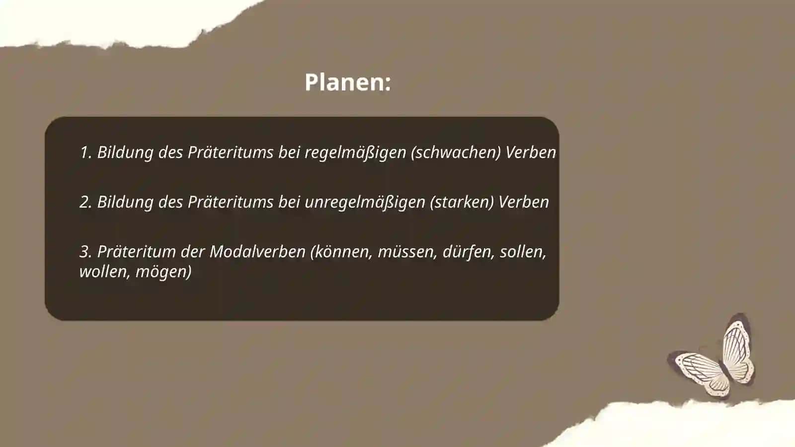 Präteritum 2