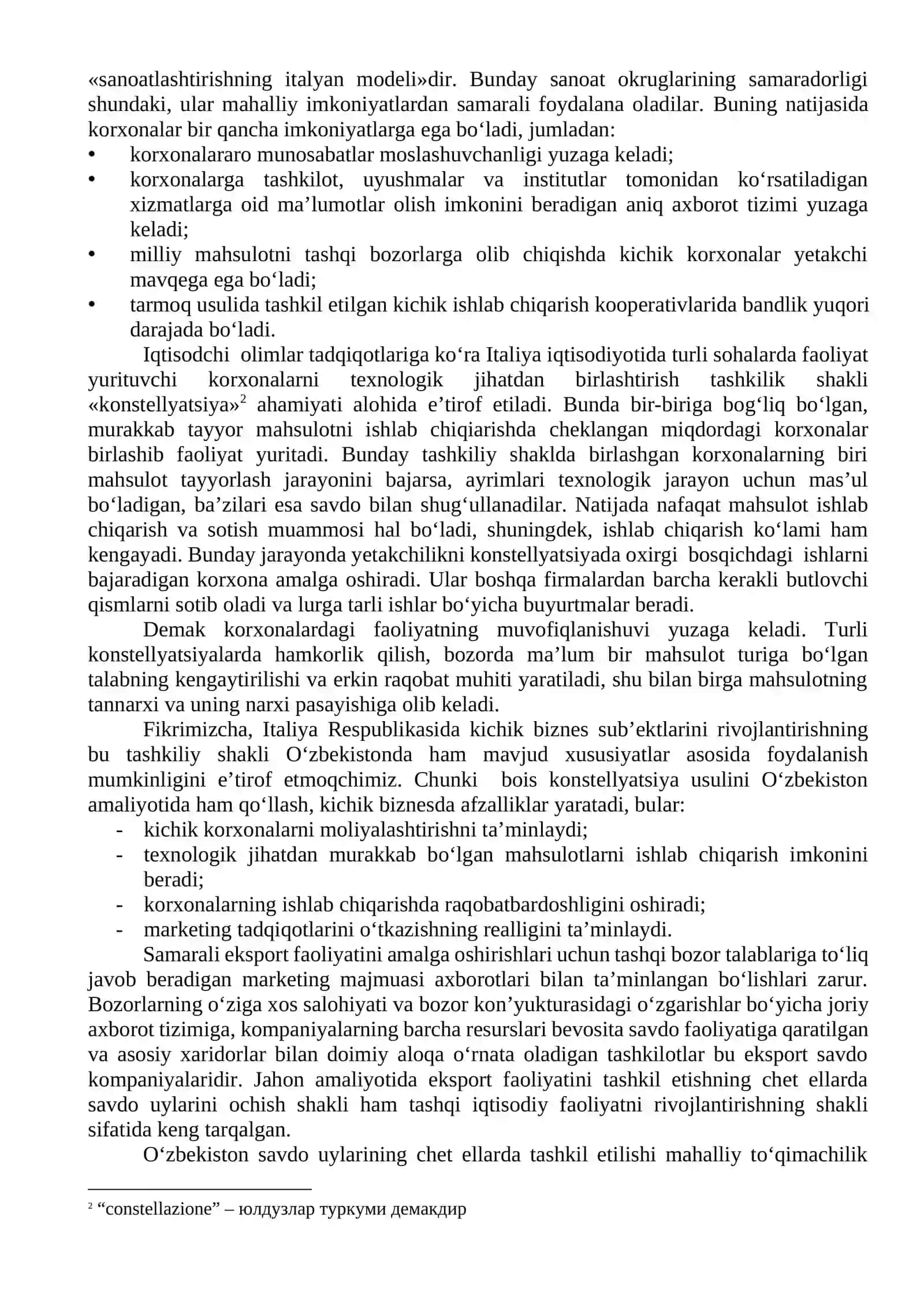 Istiqbolda kichik biznes va tadbirkorlikni rivojlantirishning asosiy yo‘nalishlari 2