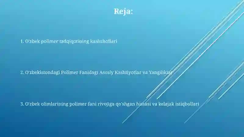 O'zbek polimer tadqiqotining kashshoflari 2