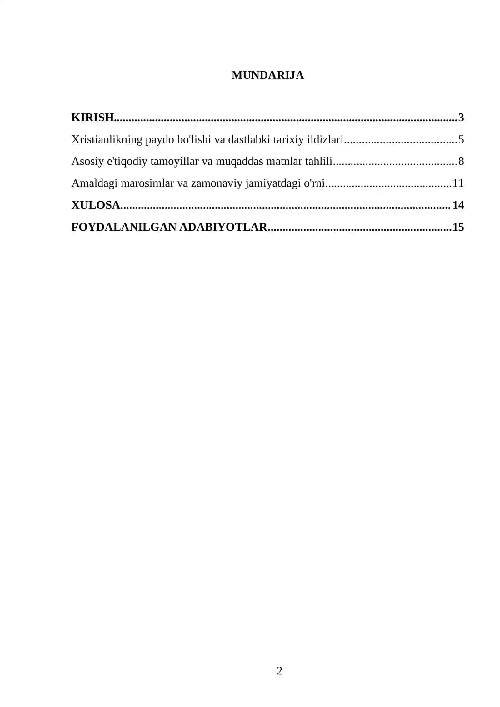 Xristianlik 2