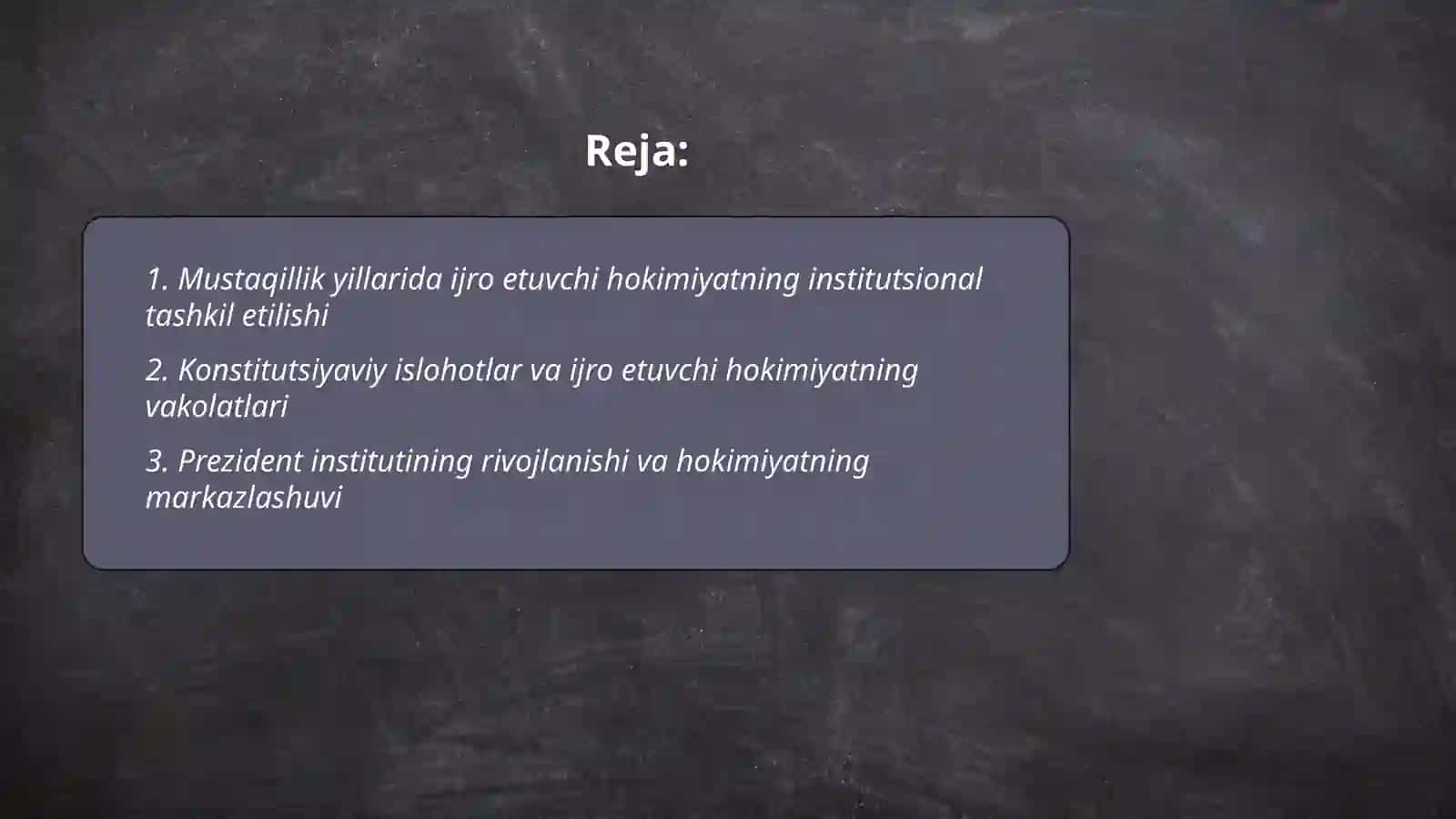 Mustaqilik yillarida ijro etuvchi hokimiyatning rivijlanishi va taraqiyoti 2