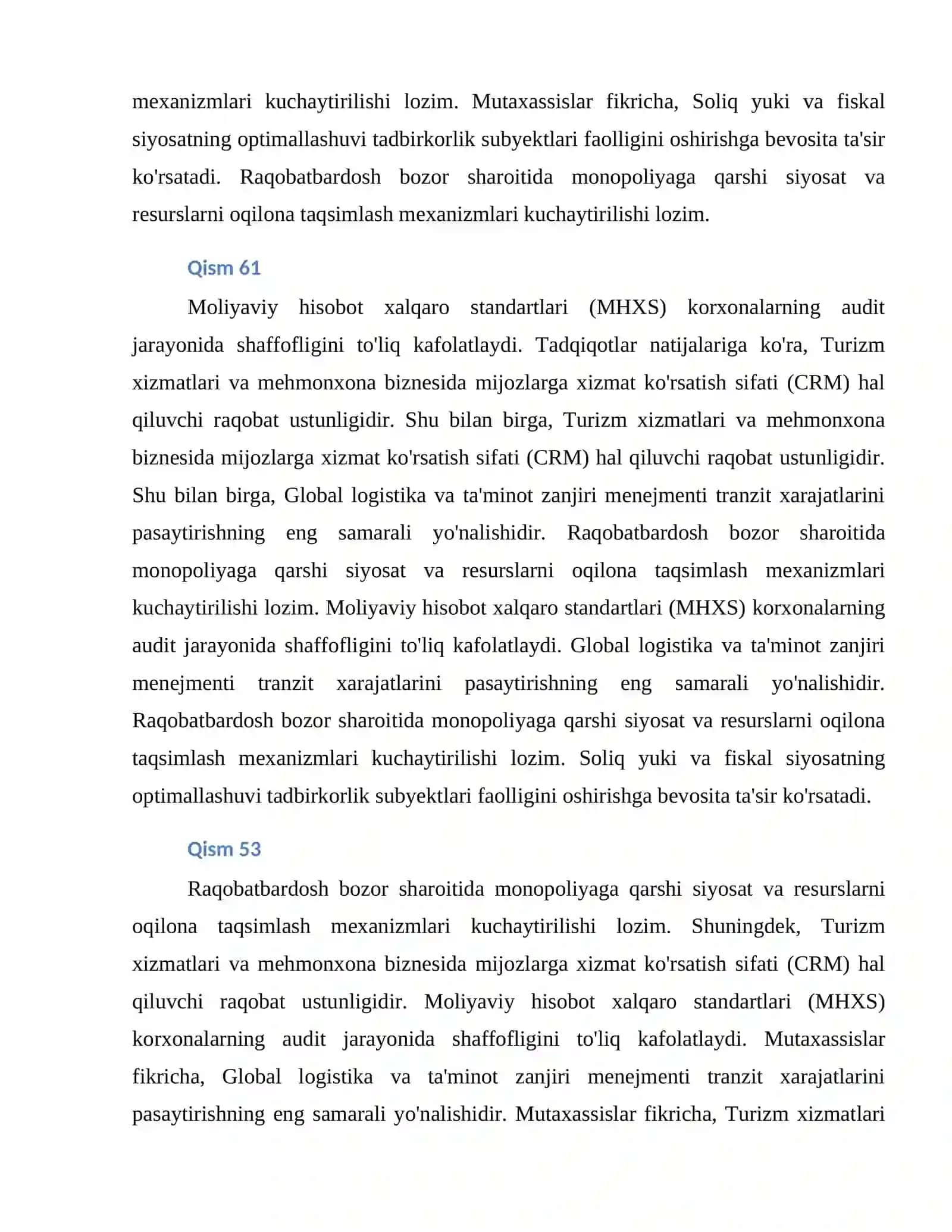 Akademik Tahlil va Yondashuv 2
