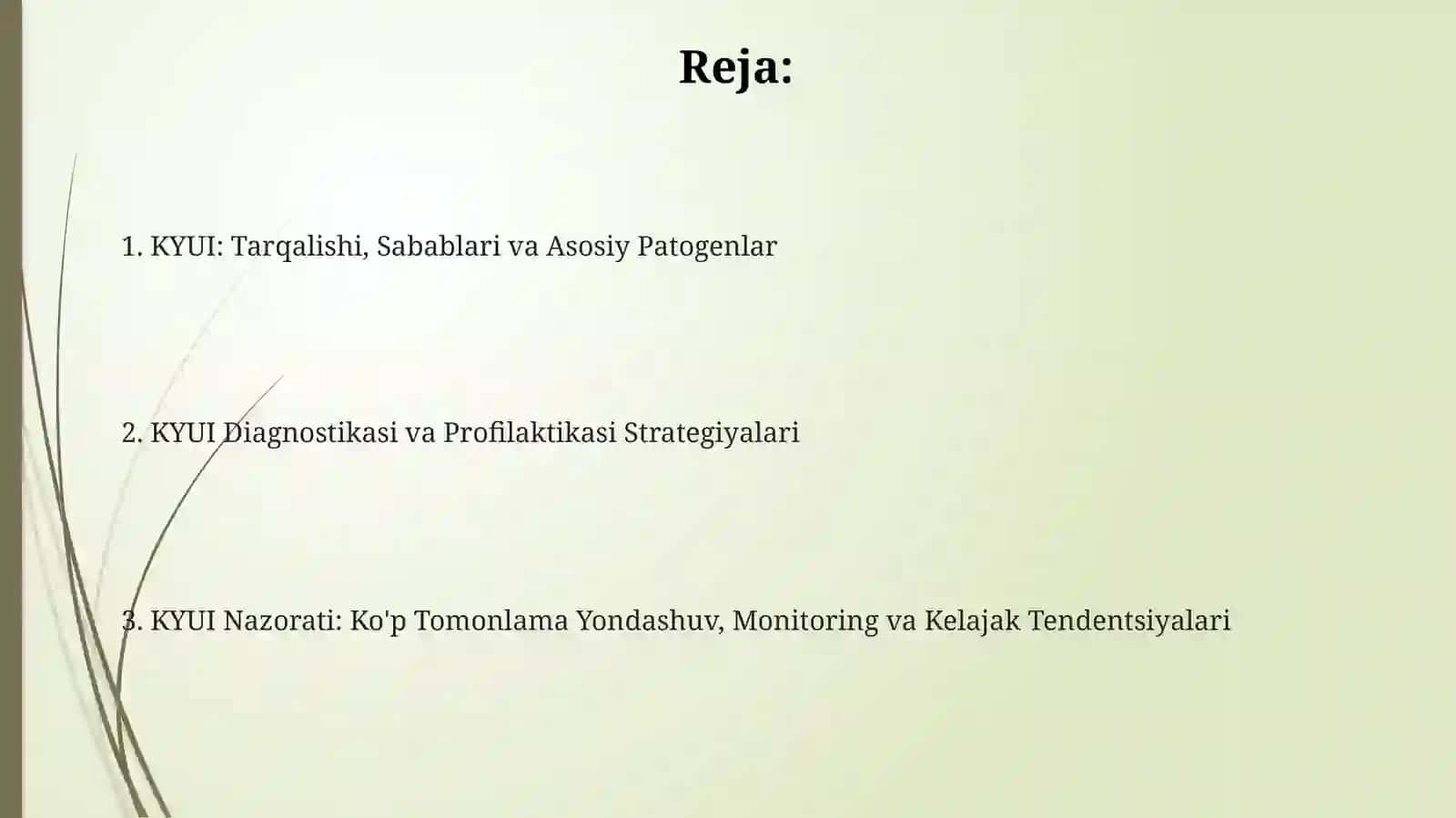 Kasalxona ichinfektsiyalari epidemiologiyasi va profilaktikasi 2
