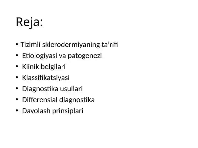 Tizimli sklerodermiya 2