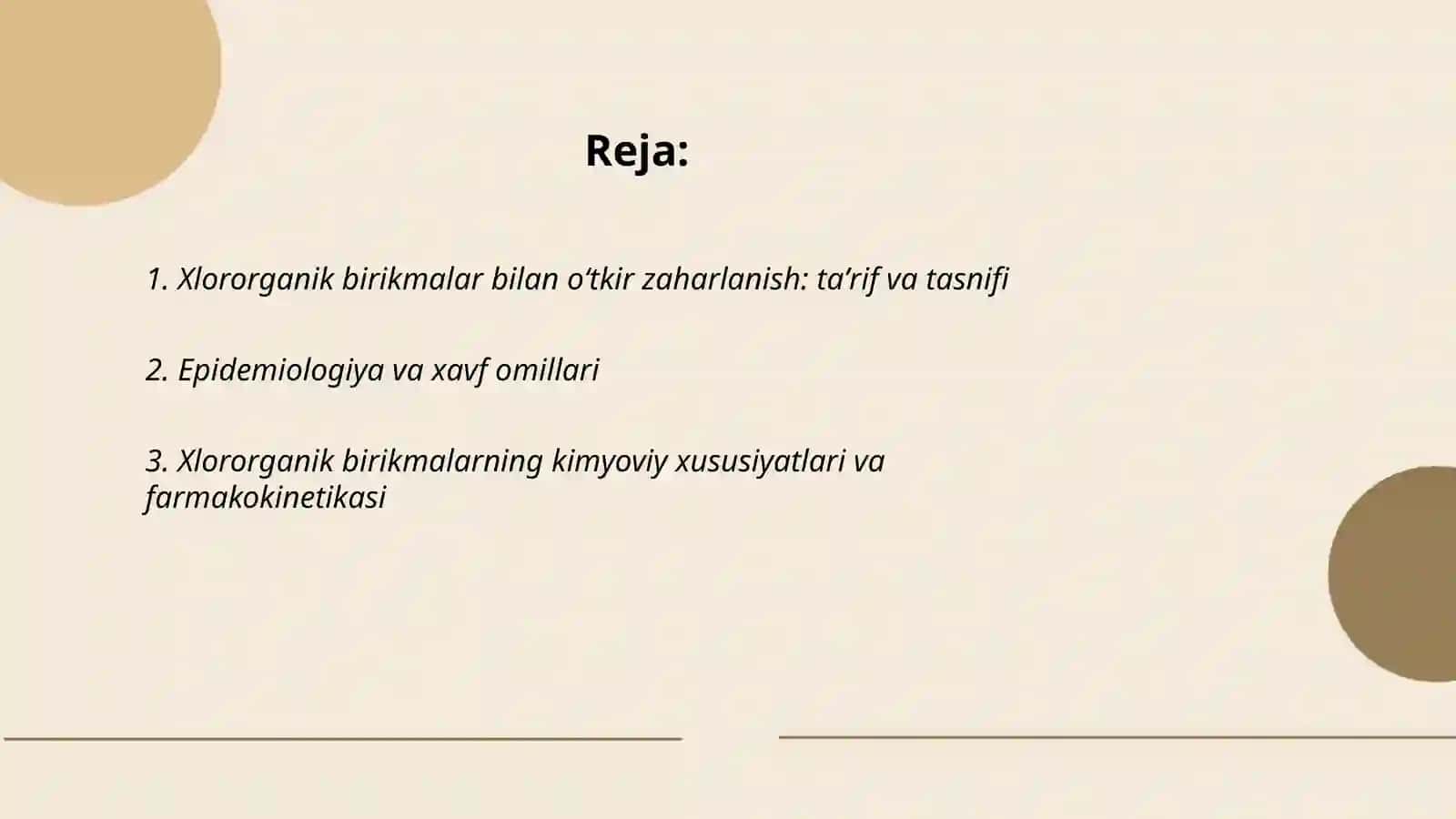 Xlororganik birikmalar bilan oʻtkir zaharlanish 2