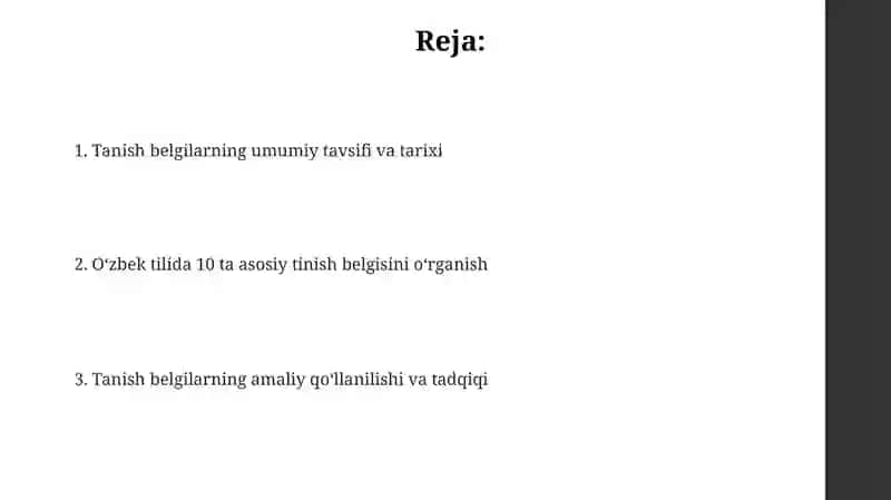 O‘zbek tilida tinish belgilari o‘rganilishi va qo‘llanilishi (10 ta tinish belgi asosida) 2