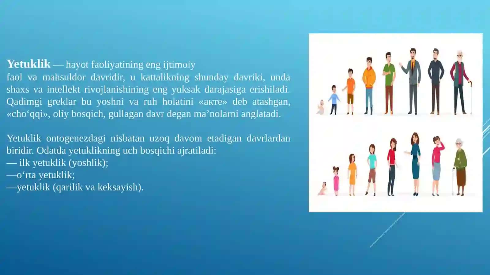 Yetuklik davomi 2