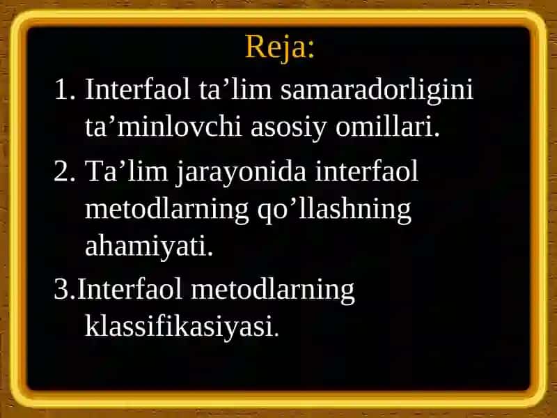 TA’LIMNING INTERFAOL METODLARI 2