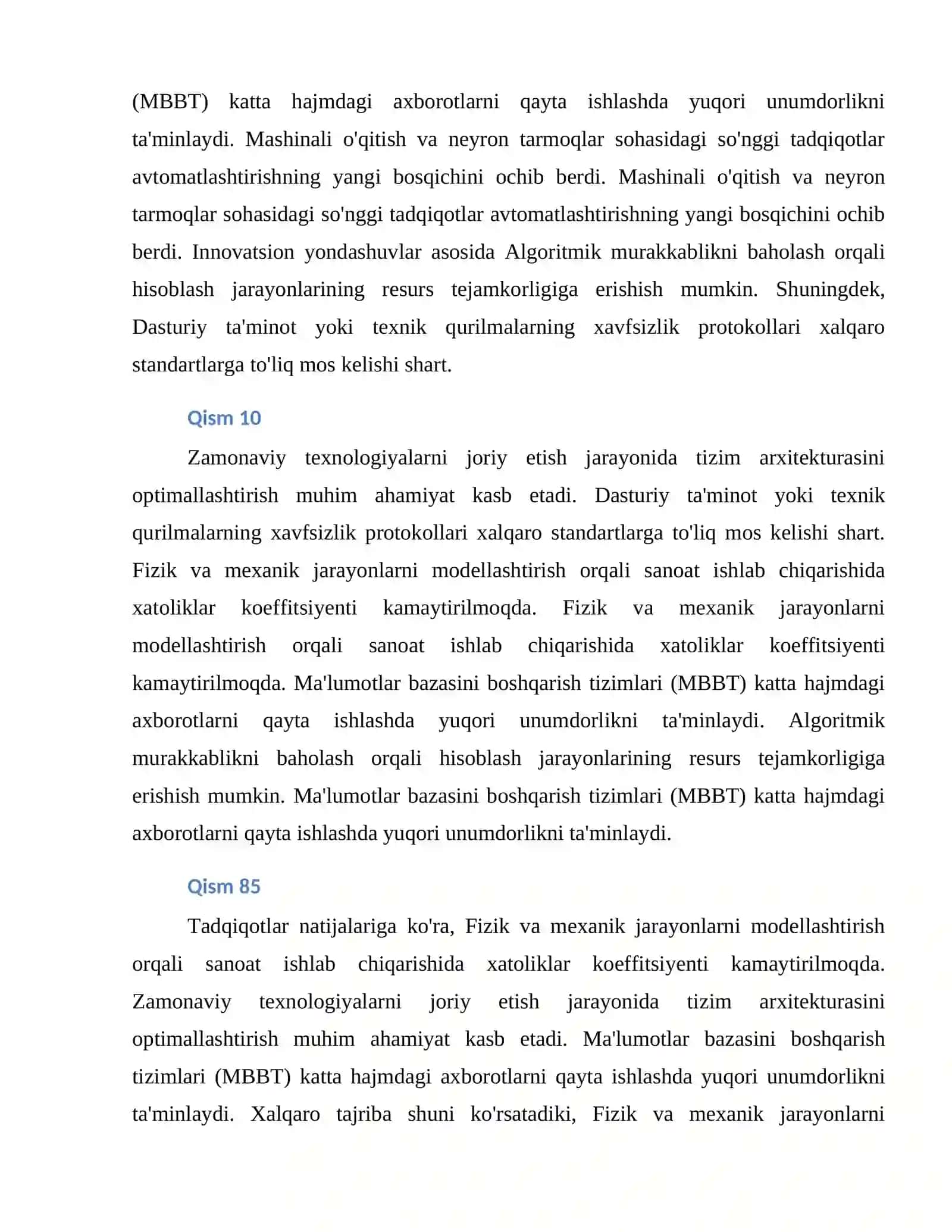 Zamonaviy texnologiyalarni optimallashtirish 2
