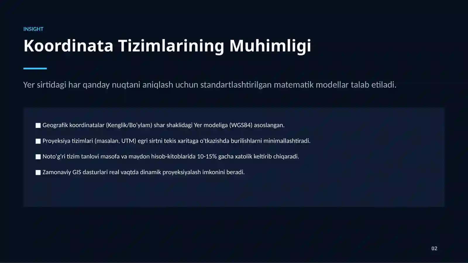 GEOINFORMATIKA ASOSLARI 2