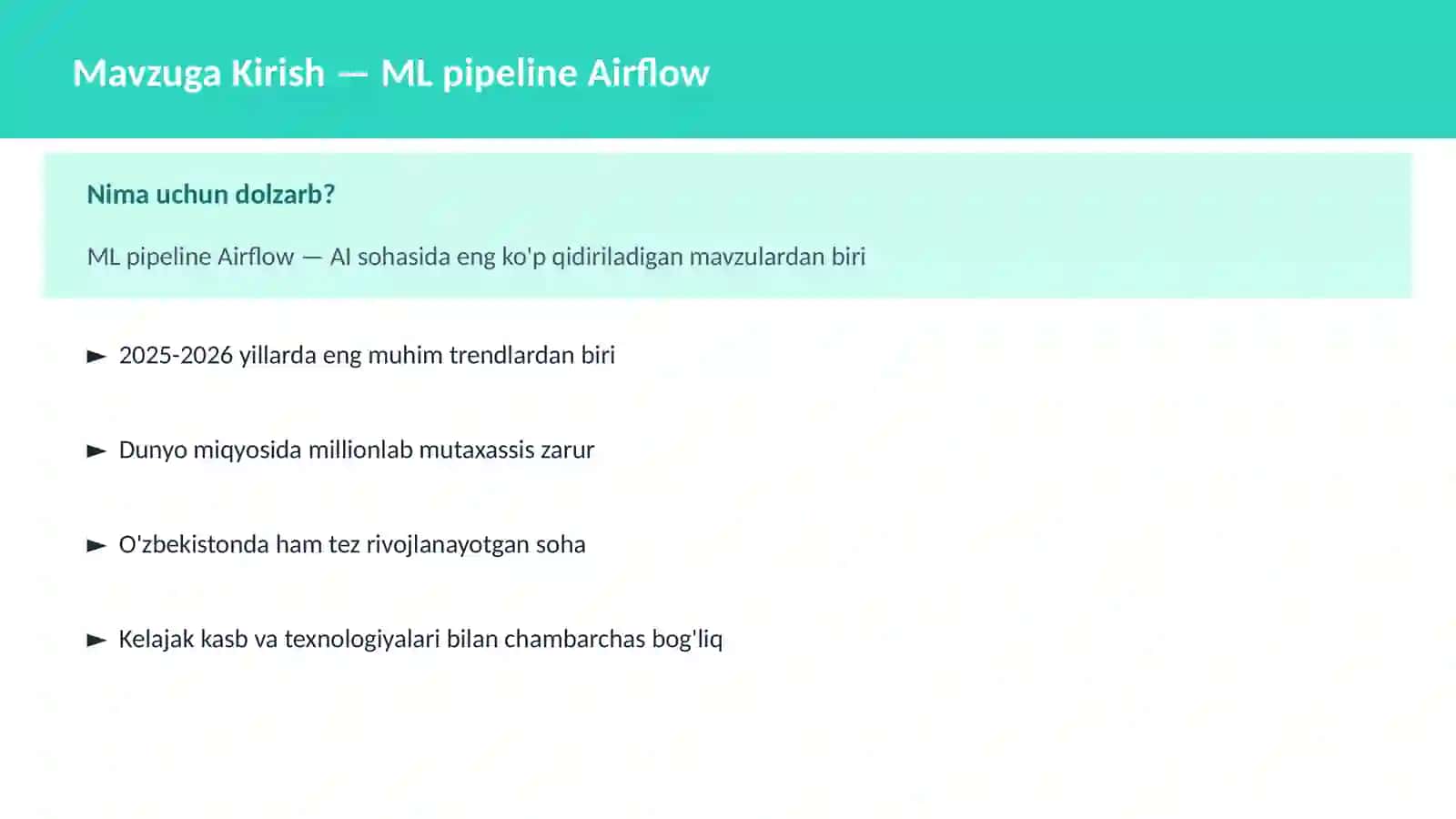 ML pipeline Airflow 2
