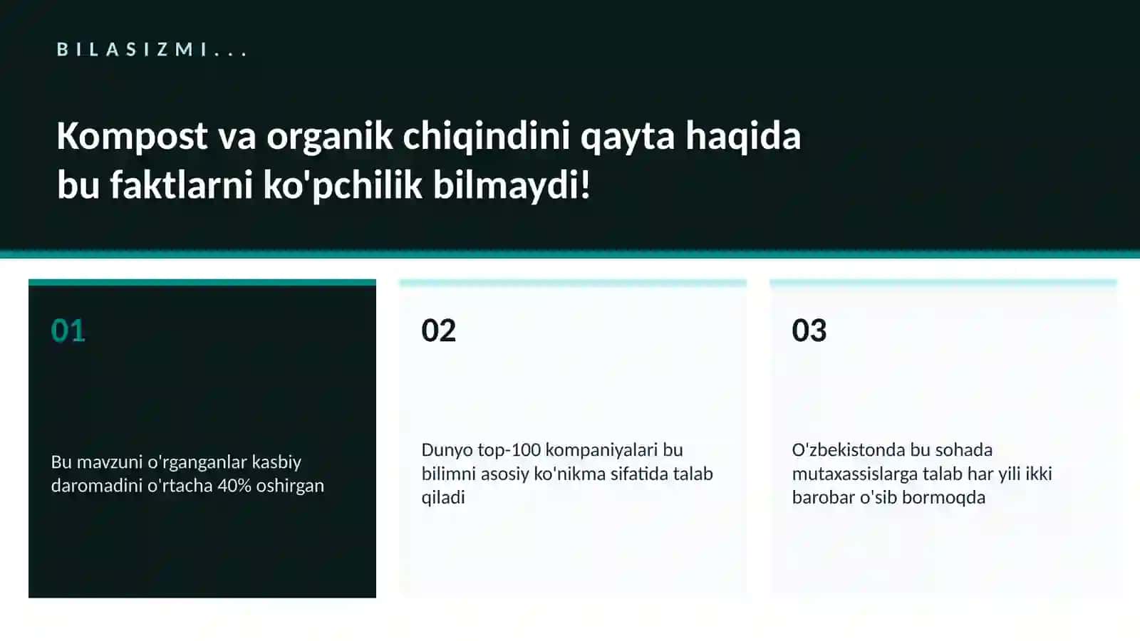 Kompost va organik chiqindini qayta 2
