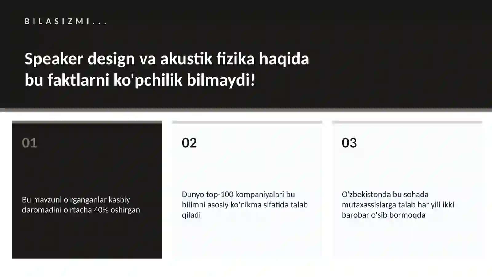 Speaker design va akustik fizika 2