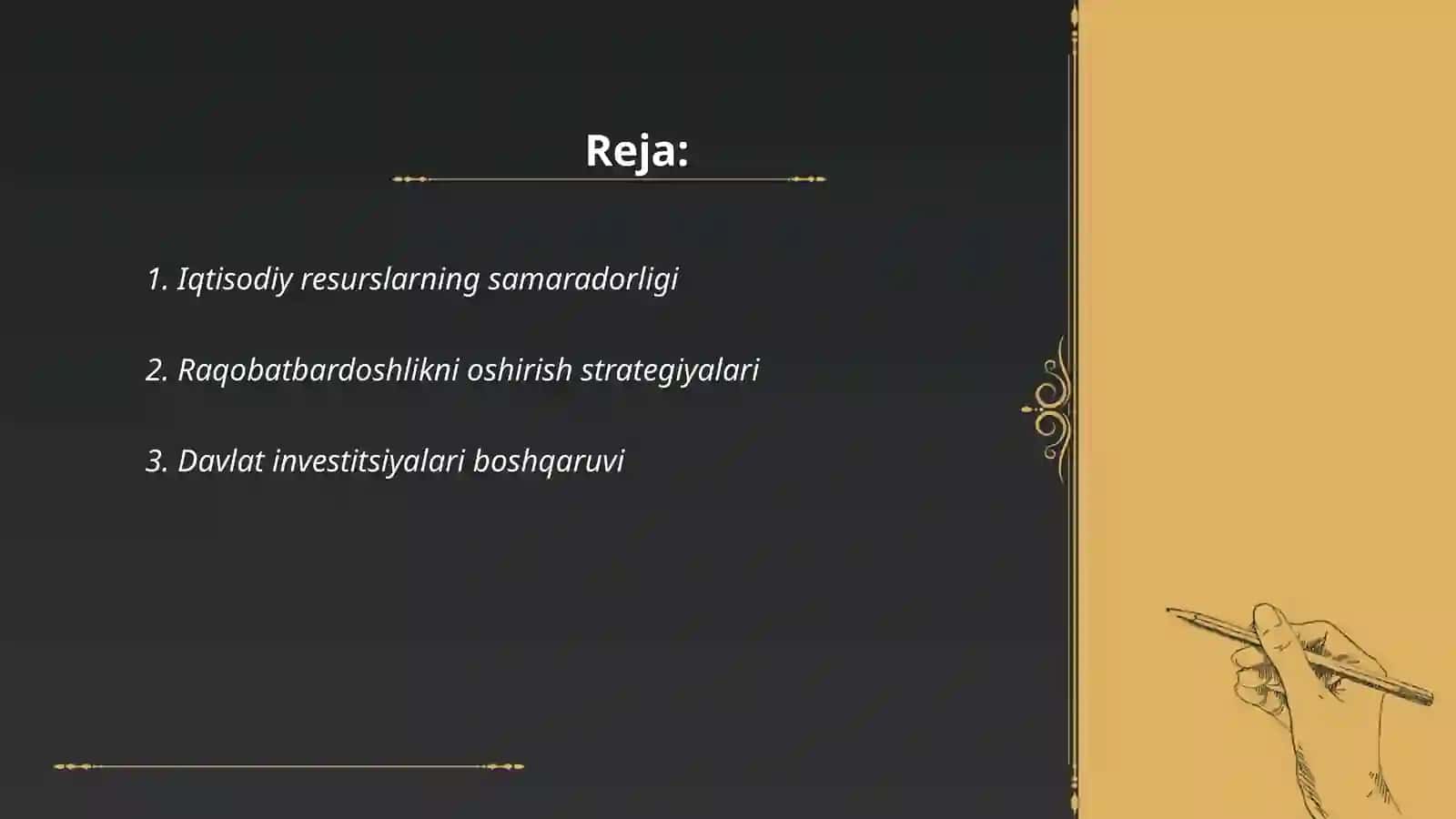 Iqtisodiyot va ijtimoiy sohalarni boshqarish 2