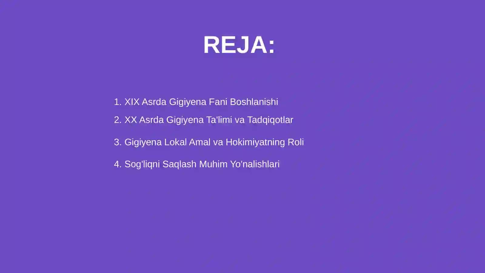 XIX VA XX asrlarda gigiyena fani taraqqiyoti 2