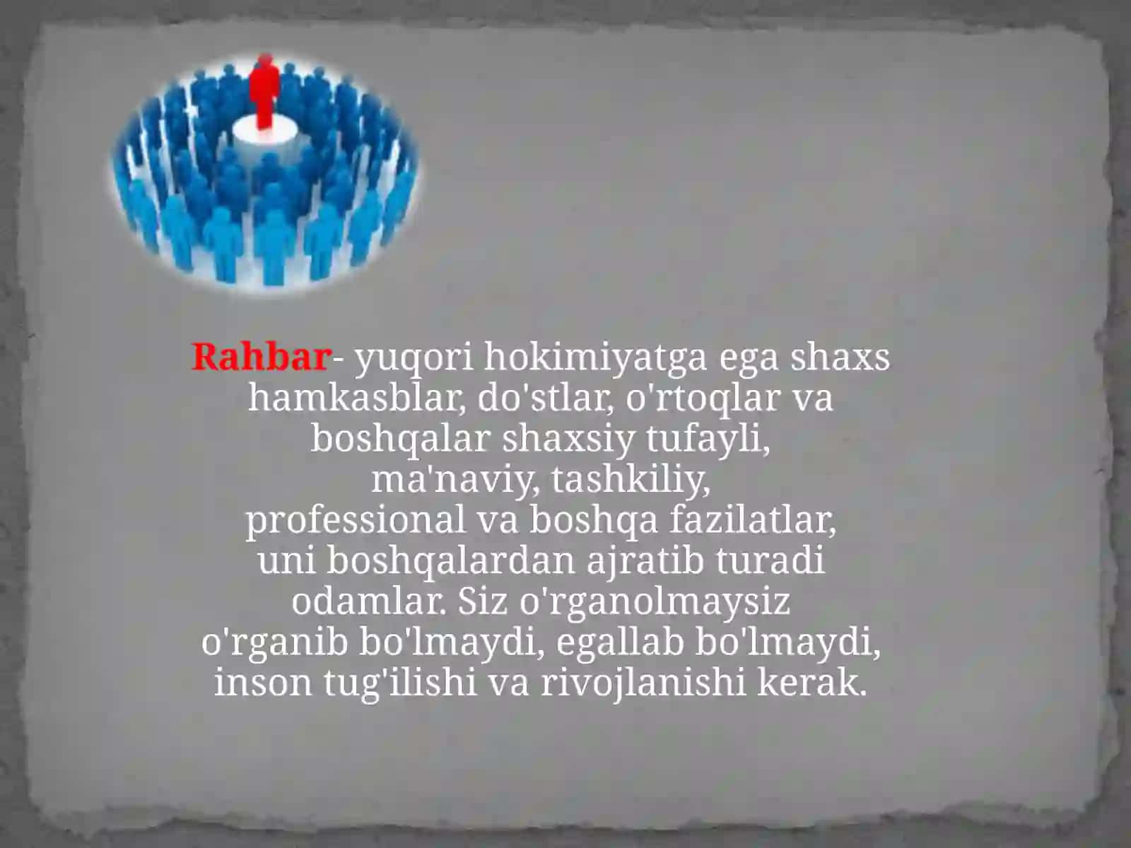 Rahbarlik psihologiyasi 2