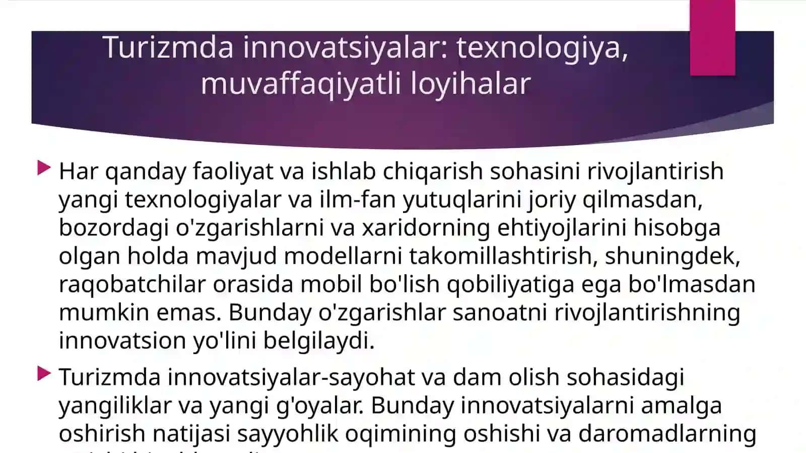 Turizm Iqtisodiyoti va Menejmenti 2