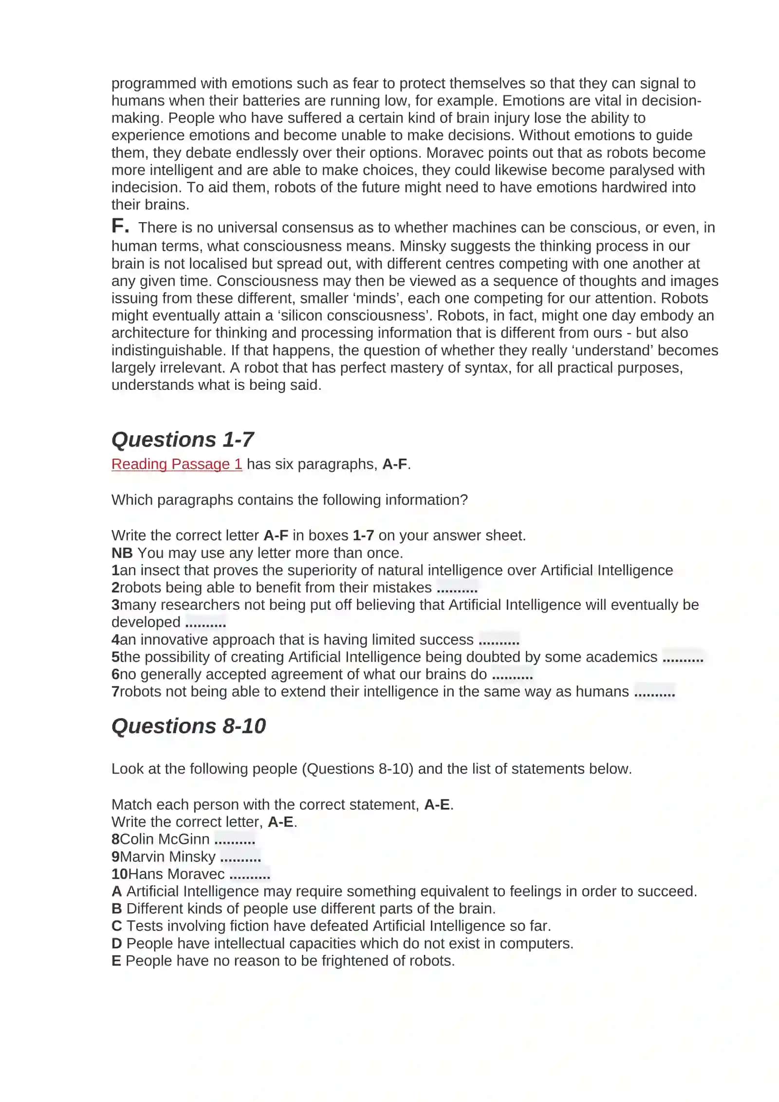 Artificial Intelligence 2
