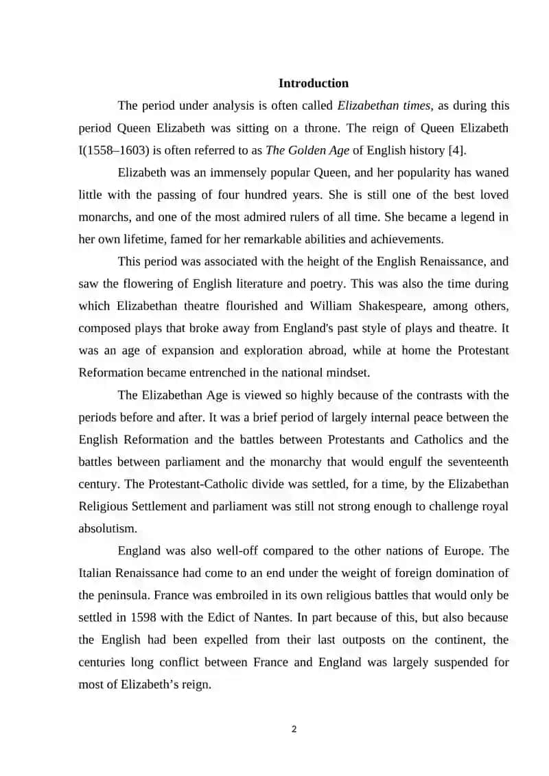 Renaissance Literature 2
